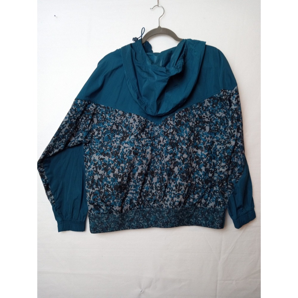 Adidas Stella McCartney Jacket Womens Medium Pattern Hooded Windbreaker Pullover - Picture 9 of 12